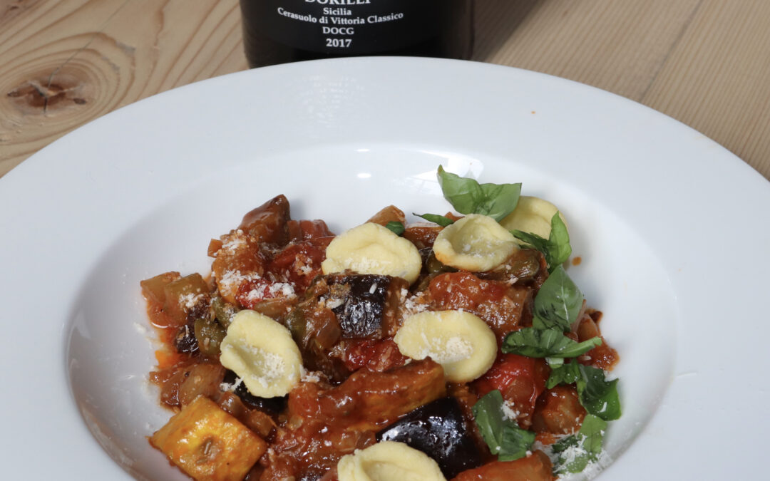 Caponata mit Orecchiette