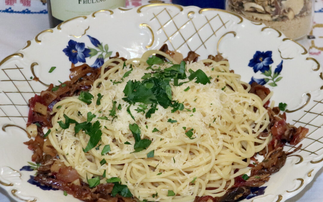 Spaghetti mit Steinpilzsauce