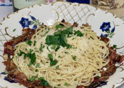 Spaghetti mit Steinpilzsauce
