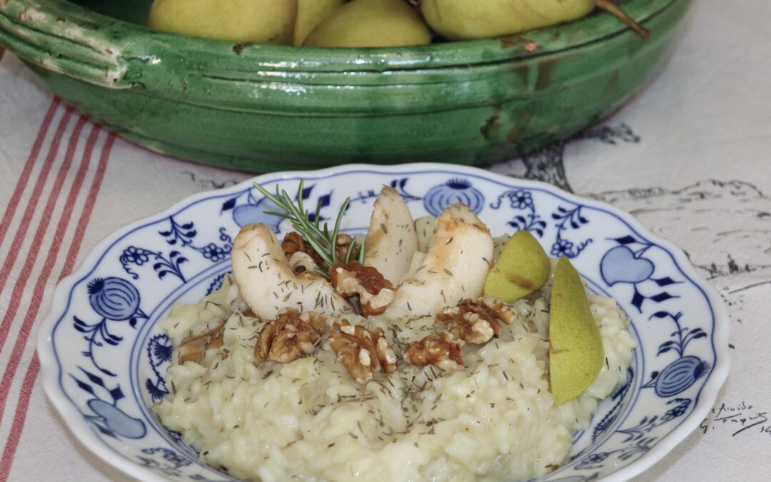 Risotto mit Birne und Taleggio
