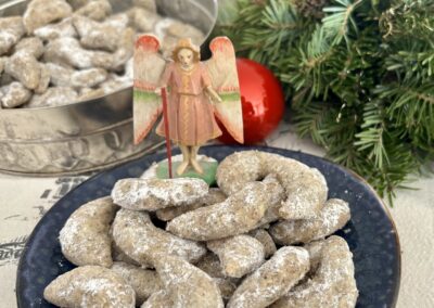 Vanillekipferl mit Mohn