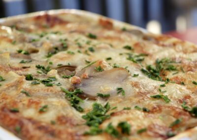 Sauerkraut-Kartoffel-Gratin